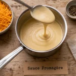 Comment faire une sauce fromagère pour tacos en 15 min, cheddar emmental texture lisse