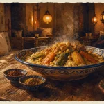 restaurant le sesame : couscous maghrébin traditionnel fumant, cuisine authentique