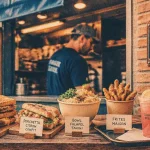 curb street food à Paris 18e : food truck rue de Clignancourt, sandwichs maison et bowls