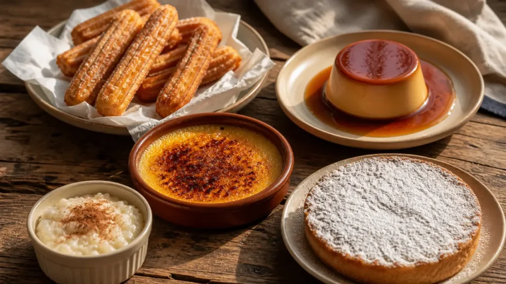 Churros, flan, crema catalana : les desserts espagnols faciles à réussir à la maison