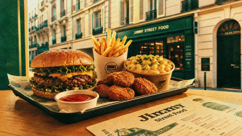 Jimmy Street Food à Paris : menu vegan, horaires et 381 avis Google