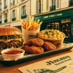 Jimmy street food Paris : burger vegan et frites