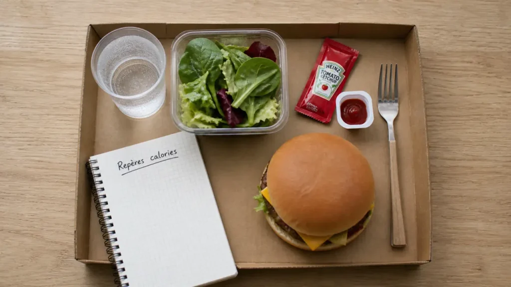Le moins calorique au McDo : la boisson à 0 kcal et la P’tite Salade à 15 kcal