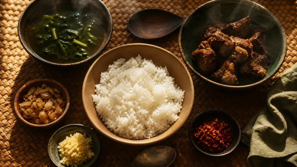 Cuisine malgache : le riz, le laoka et les plats typiques qui structurent le repas