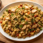 Que manger avec du riz : poulet, légumes et sauce soya