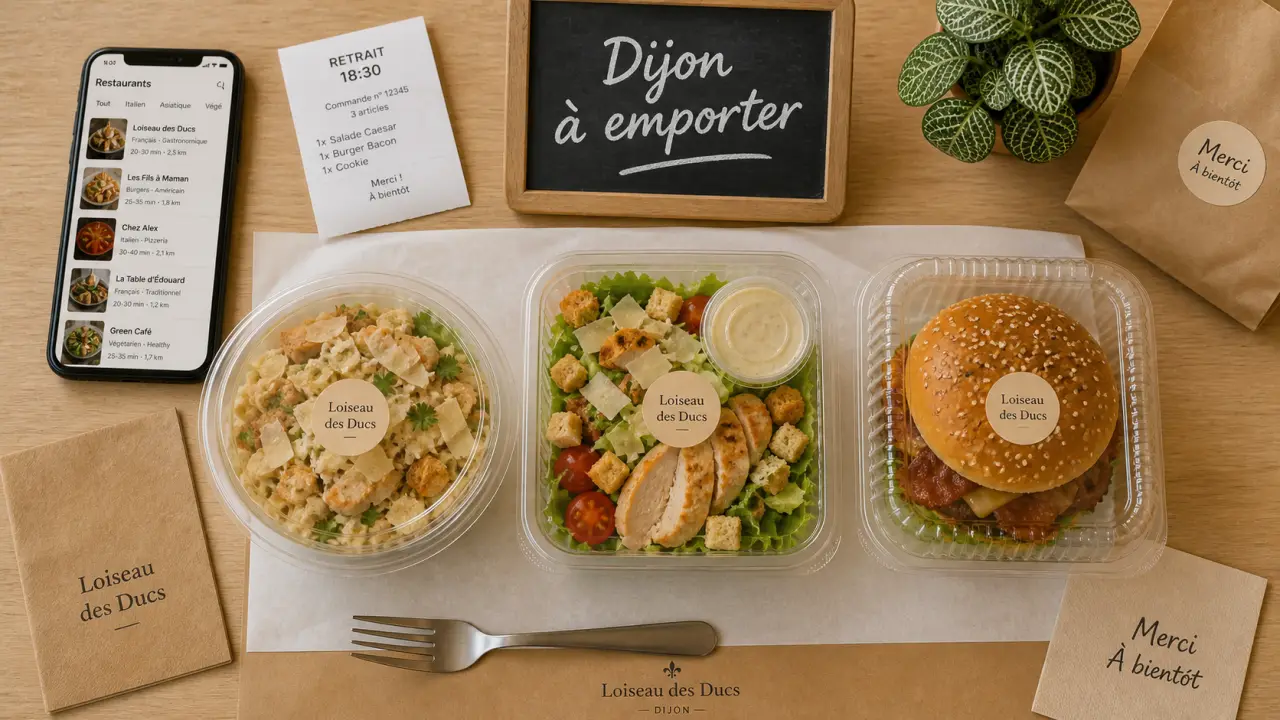 restaurants a emporter dijon : retrait livraison traiteur, plats à emporter