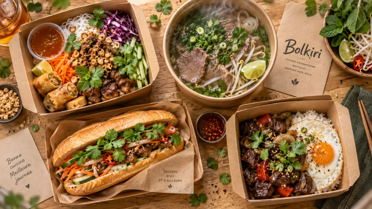 bolkiri asian street food : bo bun, bánh mì et phở en bols à emporter