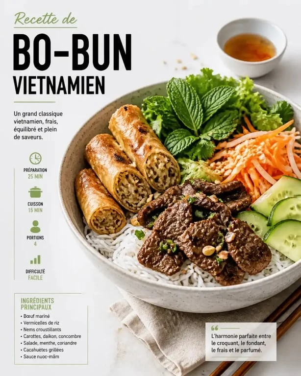 Bo-Bun signature chez BOLKIRI Paris 11, street food vietnamienne authentique