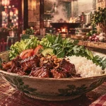 Bol Lok-Lak, nâga street food antibes, style cambodgien