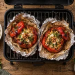 Que faire au barbecue pour changer : poivrons rouges farcis grillés