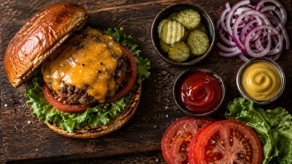 Hamburger maison : 5 minutes de cuisson et le montage qui garde le pain croustillant
