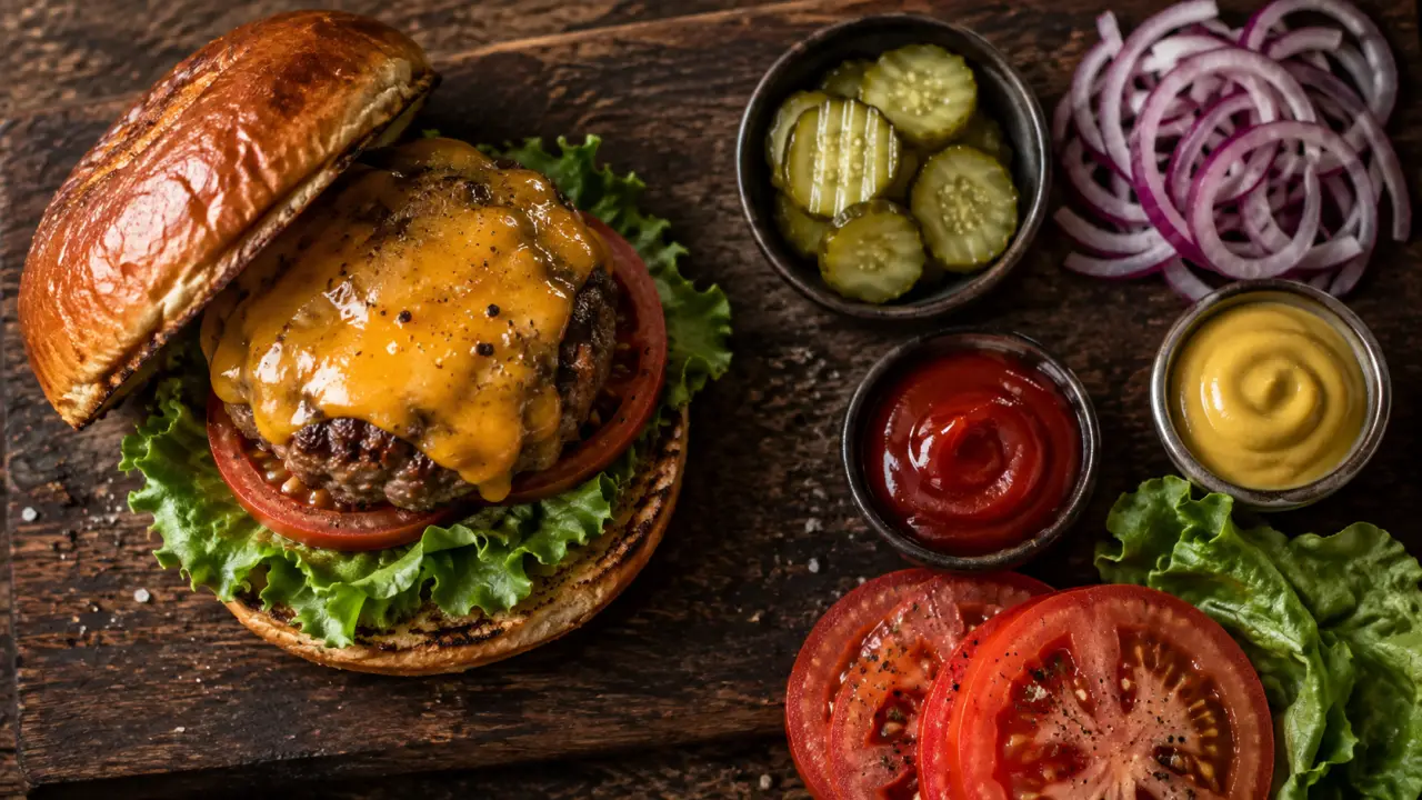 Hamburger maison : montage pour garder le pain croustillant